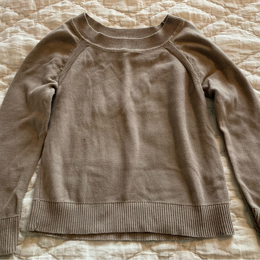 Banana Republic XS Taupe Organic Cotton Sweater